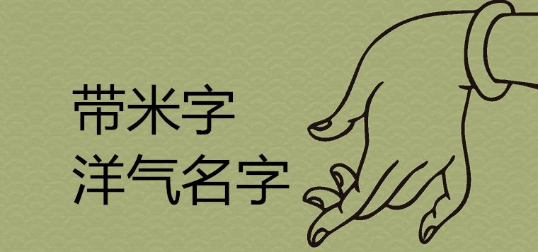 How to choose a name with a western style of rice to increase career luck