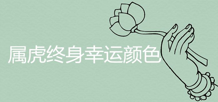 평생 호랑이의 행운의 색은 무엇입니까