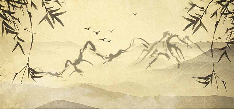 Where is the Penglai pine monkey placed to prosper