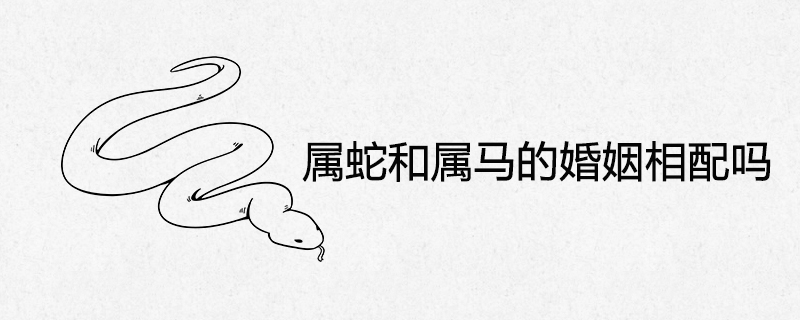 결혼 생활에서 뱀과 말은 호환됩니까?