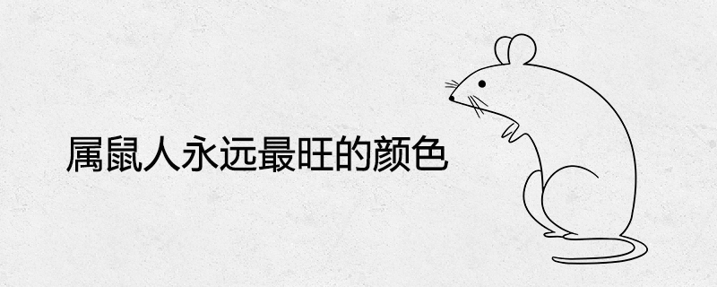 쥐는 항상 가장 번영하는 색
