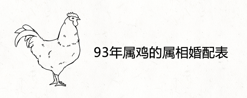 93년 수탉의 조디악 일치 차트