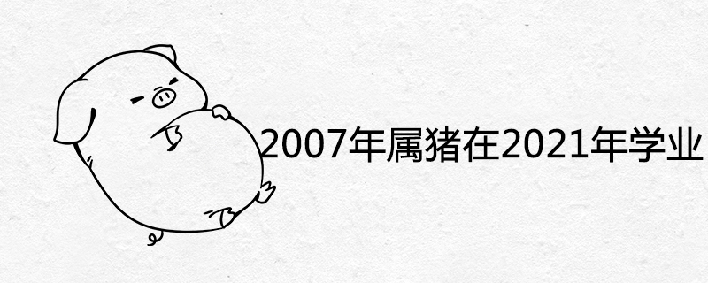 2007년 2021년 돼지띠 해