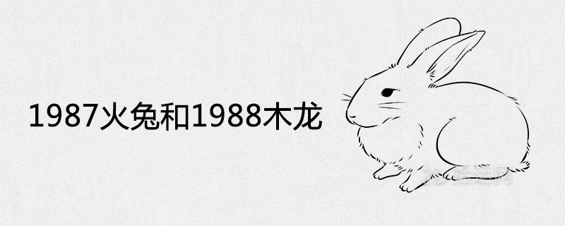 1987 Fire Rabbit and 1988 Wood Dragon Married