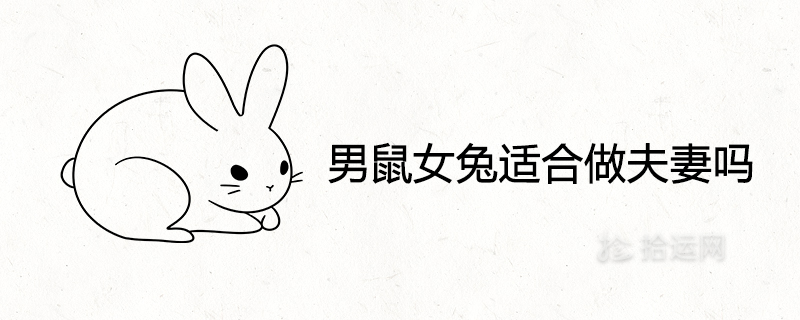 Are male mice and female rabbits suitable for couples?